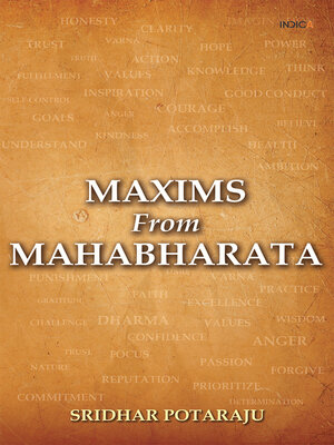 cover image of Maxims From Mahabharata
